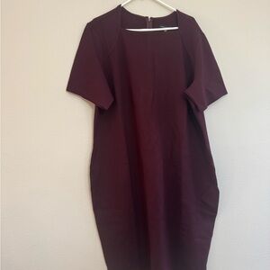 Universal Standard Burgundy Dress